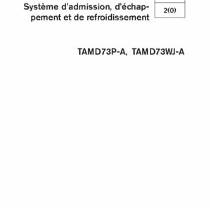 7738681 M.ATELIER D73 Système Adm., Echap., & Refroidissement